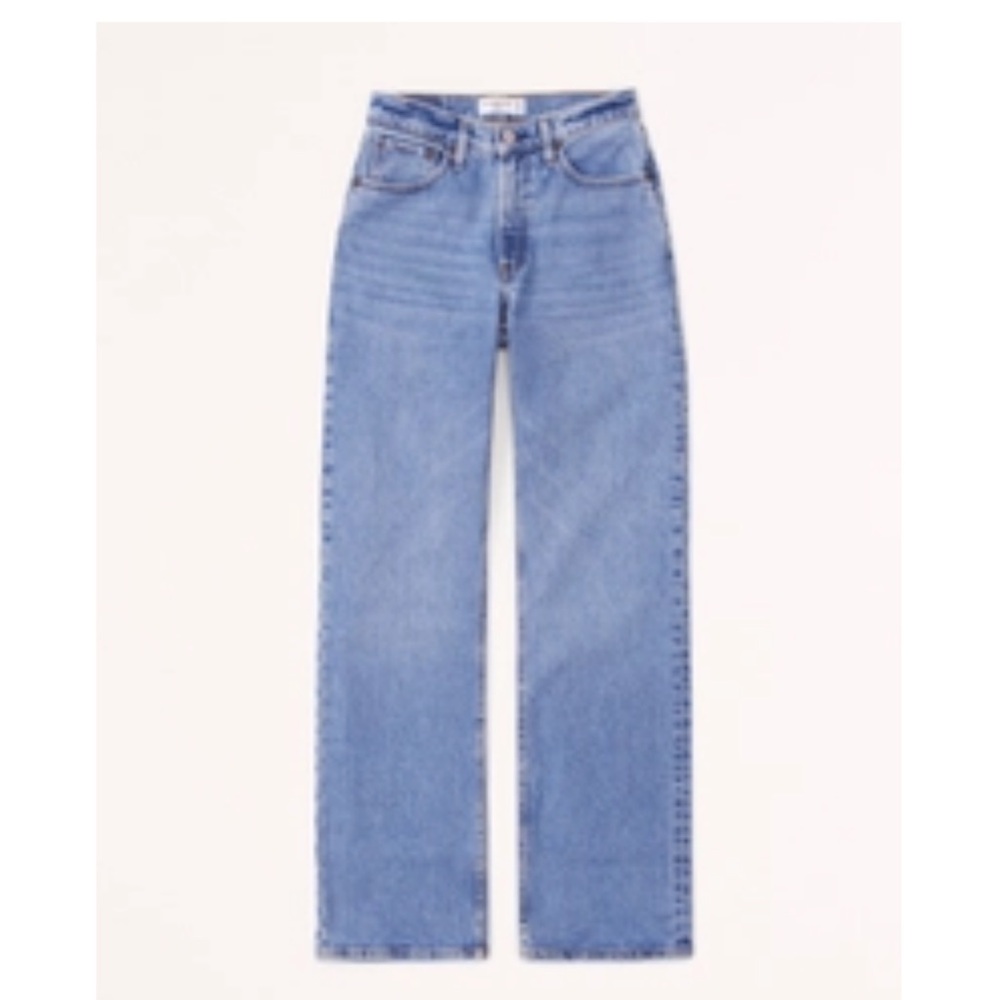 Abercrombie & Fitch Mid Rise Baggy Jean